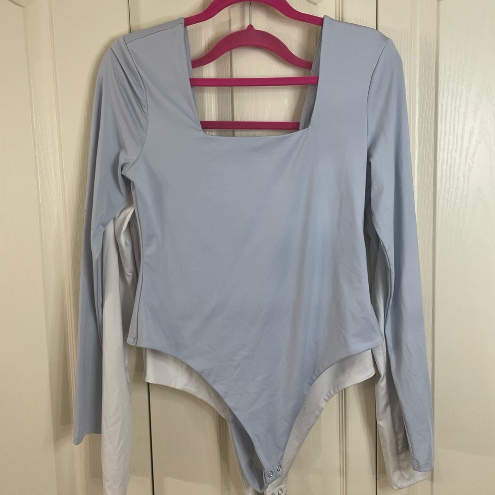 2 Pack Square Neck Bodysuits
